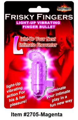 Light Up Frisky Finger Magenta - Click Image to Close