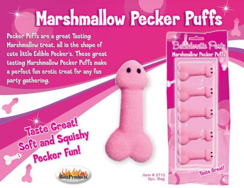 Pecker Puffs Marshmellow Penis