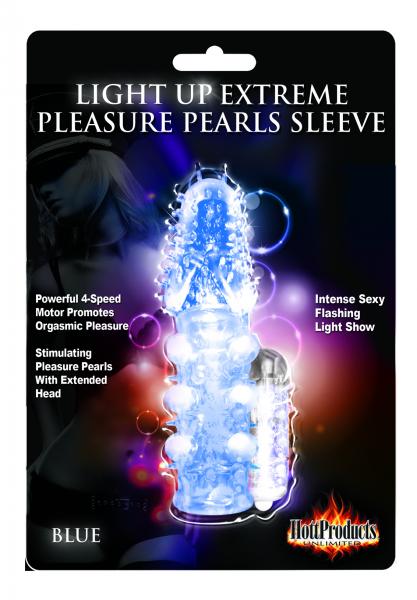 Light Up Extreme Pleasure Pearls Sleeve
