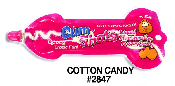 Cum Shots Marshmallow Foam Candy Cotton Candy
