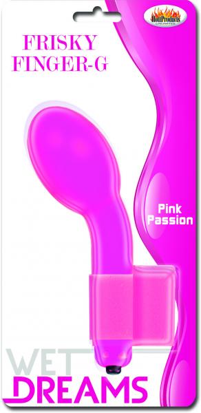 Frisky Finger G Pink Vibrator - Click Image to Close