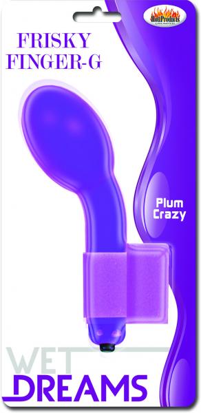 Frisky Finger G Purple Vibrator - Click Image to Close