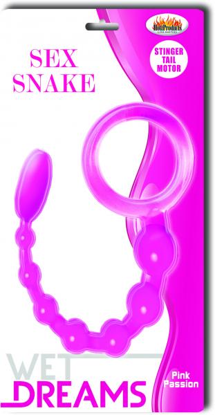 Sex Snake Pink Anal Beads - Click Image to Close