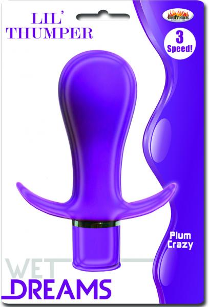 Lil Thumper Purple Vibrator - Click Image to Close