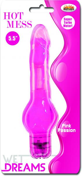Hot Mess Magenta Pink Vibrator - Click Image to Close