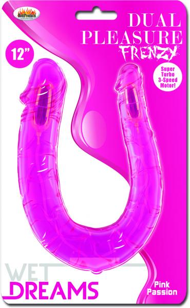 Dual Pleasure Frenzy Pink Double Dong - Click Image to Close