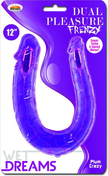 Dual Pleasure Frenzy Purple Double Dong