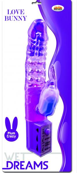Love Bunny Purple Vibrator - Click Image to Close