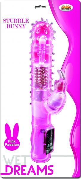 Stubble Bunny Pink Passion Vibrator - Click Image to Close