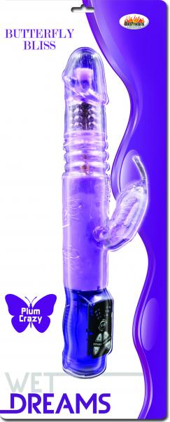 Butterfly Bliss Purple Vibrator - Click Image to Close