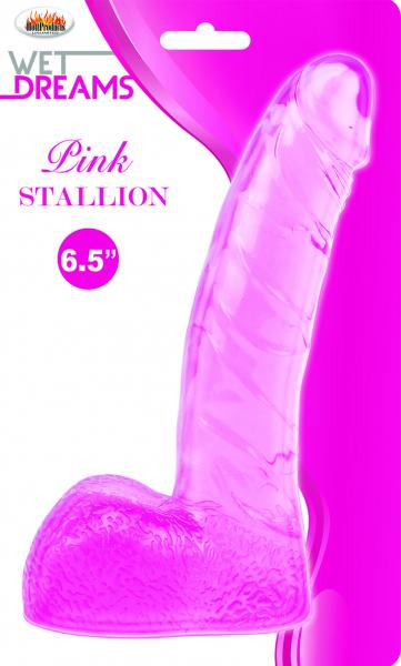Pink Stallion 6.5 inches Realistic Dildo - Click Image to Close