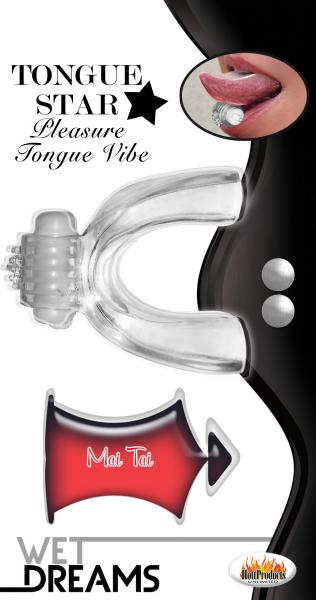 Tongue Star Vibe 10ml Liquor Lube Pillow Clear - Click Image to Close