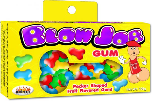 Blow Job Pecker Shaped Bubble Gum Fruit Flavored - Click Image to Close