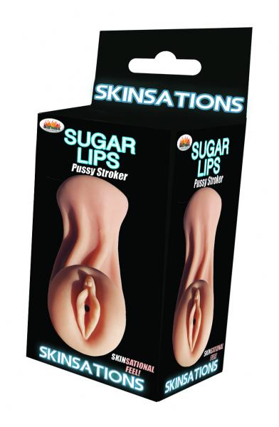 Skinsations Sugar Lips Pussy Stroker Beige - Click Image to Close