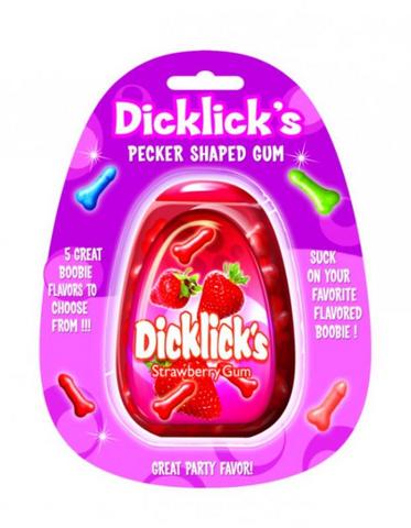Dicklicks Blister Card Strawberry - Click Image to Close
