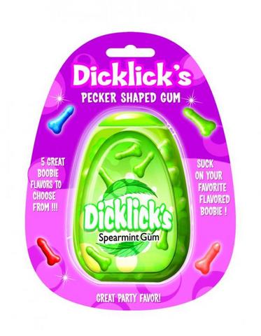 Dicklicks Blister Card Spearmint - Click Image to Close