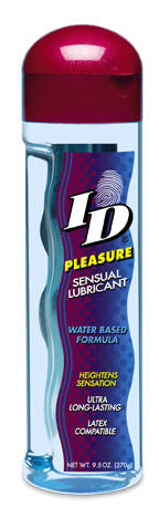 9.5oz ID Pleasure Lube - Click Image to Close