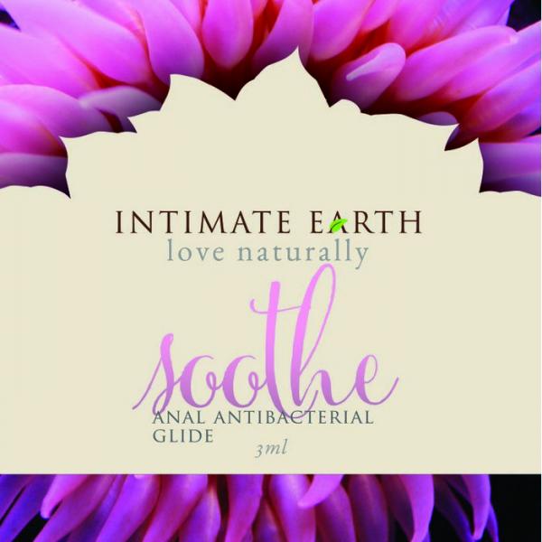 Intimate Earth Soothe Anal Anti Bacterial Glide Foil Pack .10oz - Click Image to Close