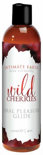 Intimate Earth Oral Pleasure Glide Wild Cherries 4oz - Click Image to Close