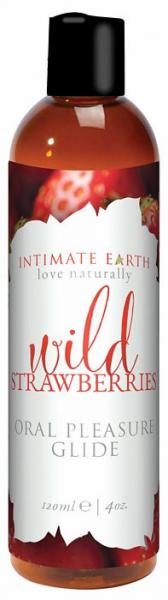 Intimate Earth Flavored Glide Strawberry 4oz