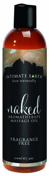 Intimate Earth Naked Massage Oil 4oz - Click Image to Close