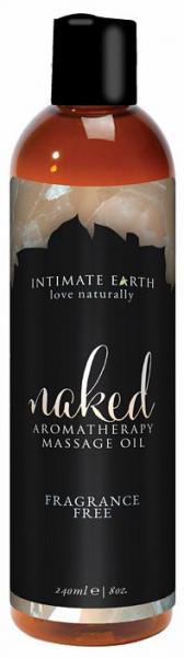 Intimate Earth Naked Massage Oil 8oz - Click Image to Close