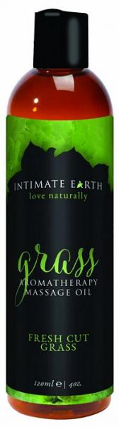 Intimate Earth Grass Massage Oil 4oz - Click Image to Close