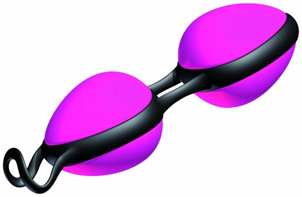 Joyballs Secret Pink/Black Kegel Balls - Click Image to Close