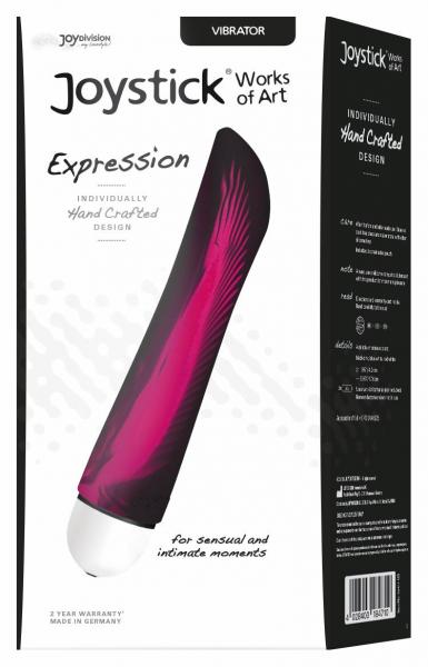 Joystick Works Of Art Expression Black Pink Vibrator - Click Image to Close