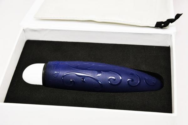 Joystick Mini Velvet Comfort Blue Vibrator - Click Image to Close