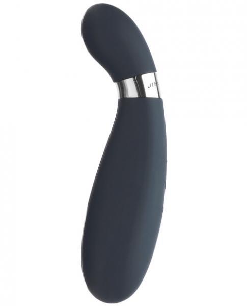 Form 6 Waterproof Rechargeable Vibrator - Slate - Click Image to Close