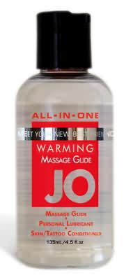 Jo 4.Oz Sensual Massage Oil Warming - Click Image to Close