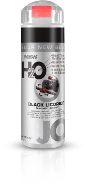 JO H20 Flavored Lubricant Black Licorice 5.25oz
