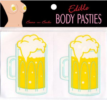 Edible Body Pasties Beer N Boobs - Click Image to Close