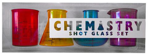 Chemistry Shot Glass Set - Click Image to Close