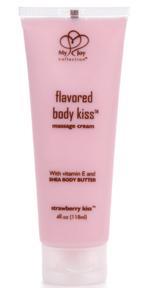 Body Kiss 4Oz Strawberry - Click Image to Close