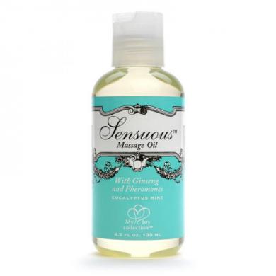 Sensuous Massage Oil Eucalyptus Mint - Click Image to Close