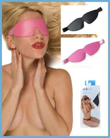 Black Padded Blindfold - Click Image to Close