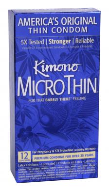 Kimono Microthin 12Pk - Click Image to Close