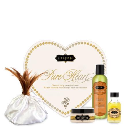 Kama Sutra Pure Heart Massage Kit Vanilla - Click Image to Close