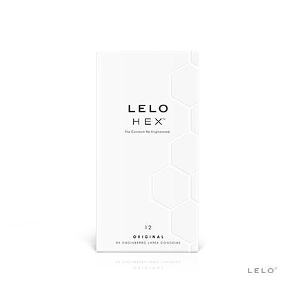 Lelo Hex Original Latex Condom 12 Pack - Click Image to Close