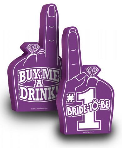 Bride To Be Foam Finger - Click Image to Close