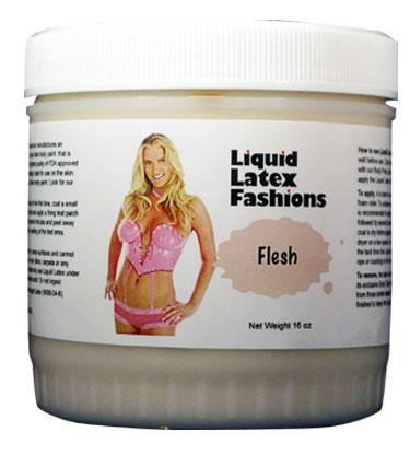 Liquid Latex Solid Flesh 16oz Body Paint - Click Image to Close
