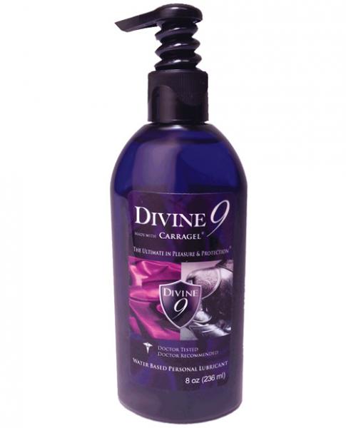 Divine 9 Water Based Lubricant 8oz - Click Image to Close