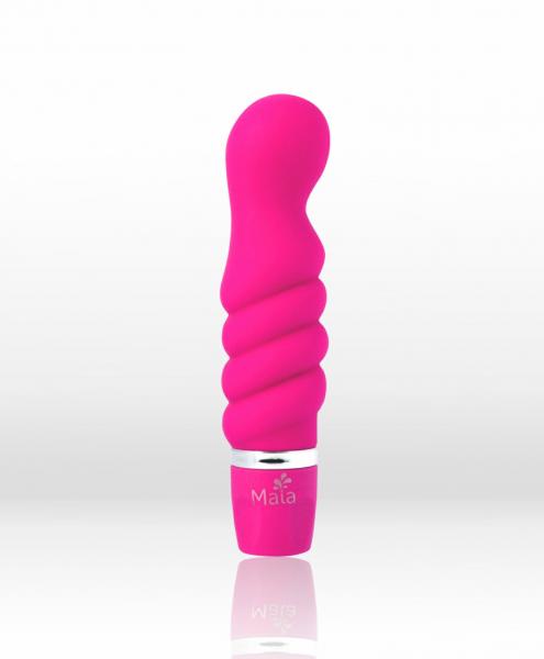 Twisty G Spot Vibe Silicone Neon Pink - Click Image to Close