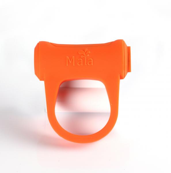 Adam Rechargeable Vibrating Ring Orange - Click Image to Close