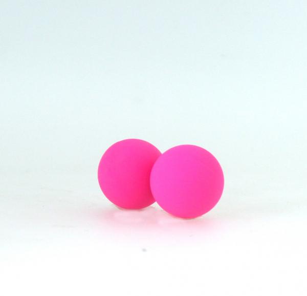 Kegel Balls Silicone Neon Pink - Click Image to Close