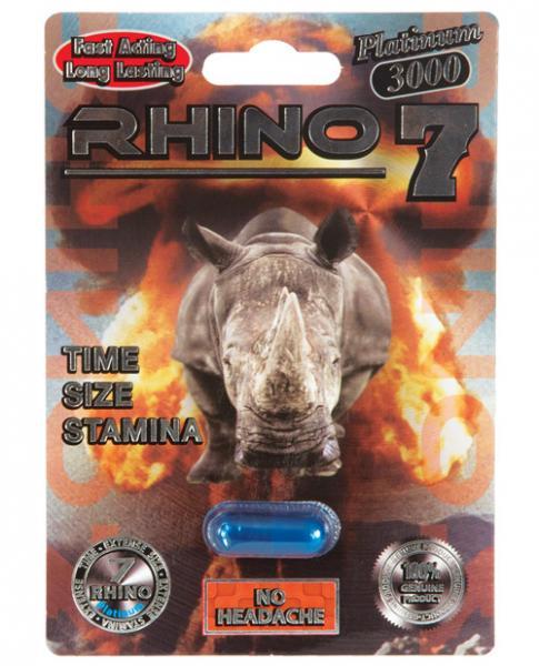 Rhino 7 1 Piece Card Male Enhancement