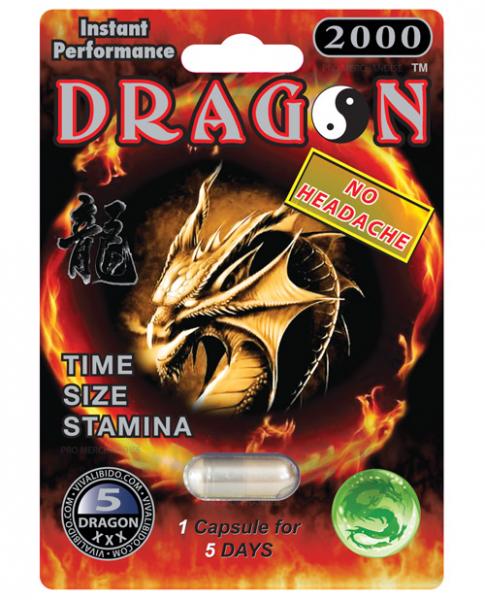 Dragon 2000 1 Piece Male Enhancement Card