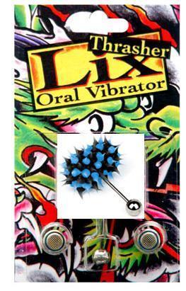 Lix Thrasher Oral Vibrator Blue - Click Image to Close